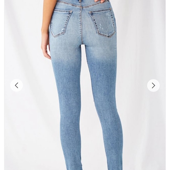 The Fairfax Super Skinny Distressed Jeans - Picture 1 of 3